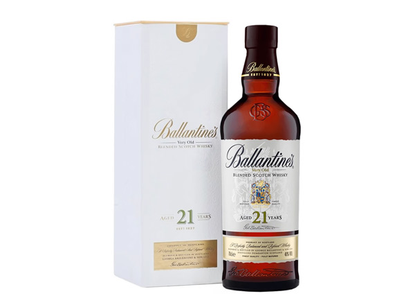 石家庄百龄坛威士忌回收百龄坛21年苏格兰威士忌40°Ballantine's进口洋酒700ml行情价格