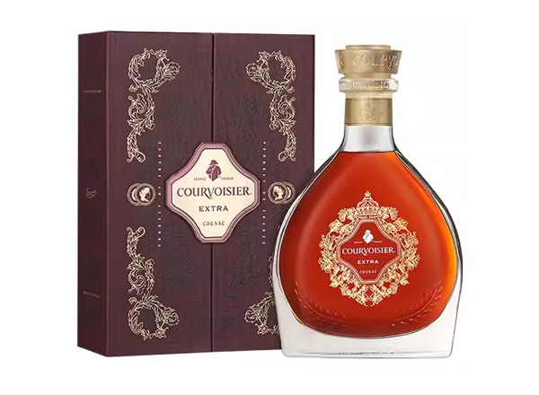 石家庄回收拿破仑至尊EXTRA馥华诗干邑白兰地700ml礼盒装Courvoisier洋酒