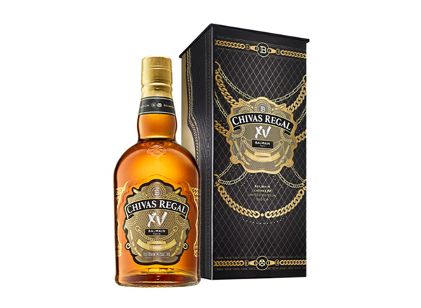 石家庄芝华士15年回收Chivas Regal XV Balmain巴尔曼联名限定版700ml苏格兰调配型威士忌洋酒行情价格