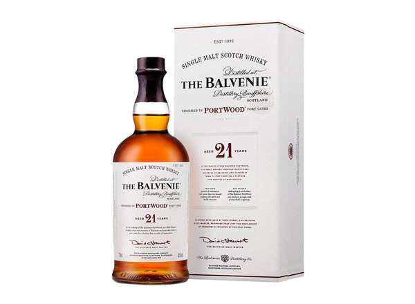 石家庄回收百富威士忌21年波特桶陈酿The Balvenie Portwood Single百富洋酒收购行情价格
