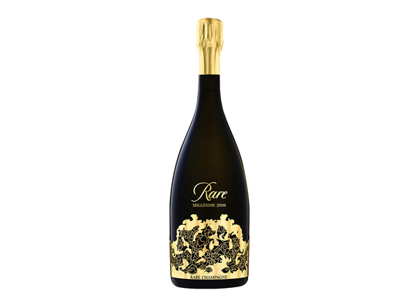 石家庄白雪稀露香槟回收稀露黑钻年份香槟经典款Rare Brut